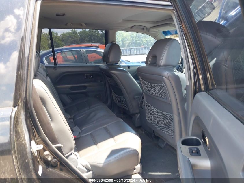 2006 Honda Pilot Ex-L VIN: 5FNYF187X6B028939 Lot: 39642500