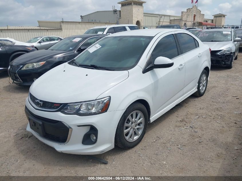 2019 Chevrolet Sonic Lt VIN: 1G1JD5SB0K4107896 Lot: 39642504