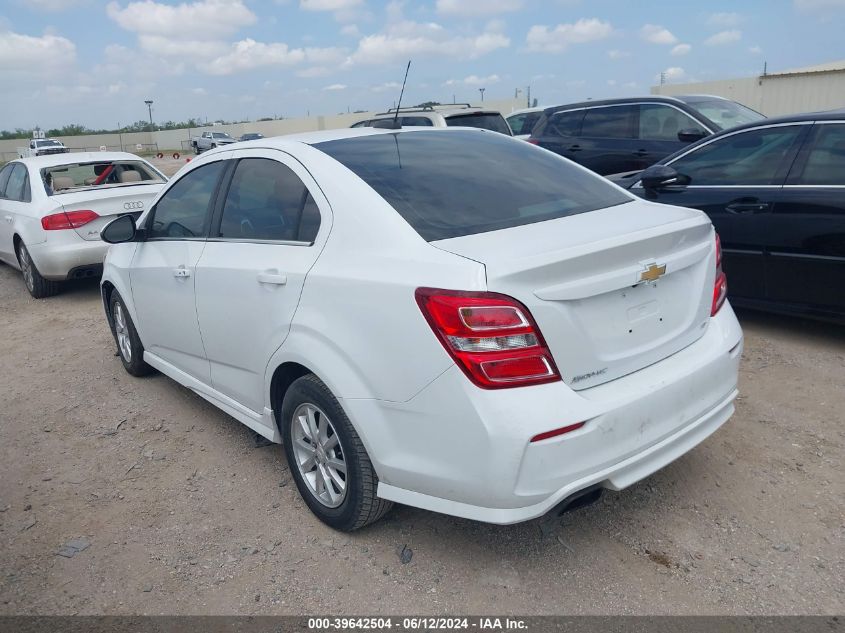 2019 Chevrolet Sonic Lt VIN: 1G1JD5SB0K4107896 Lot: 39642504