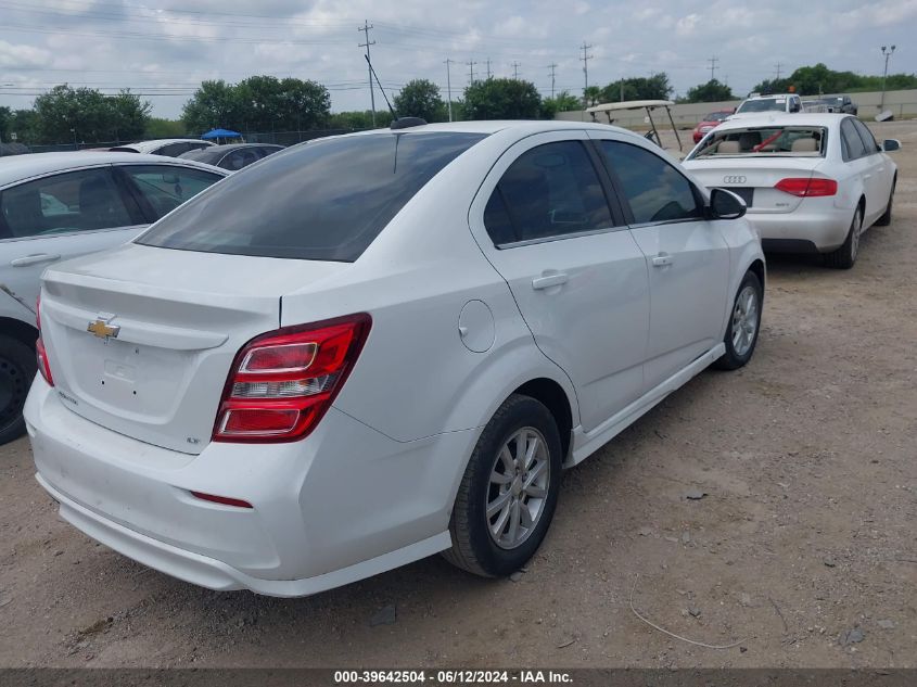 2019 Chevrolet Sonic Lt VIN: 1G1JD5SB0K4107896 Lot: 39642504