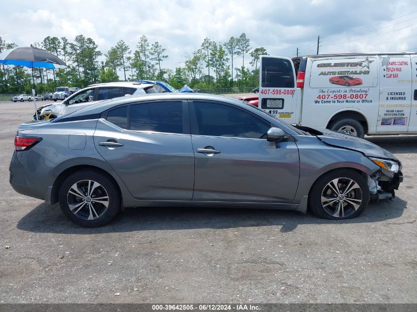 2022 Nissan Sentra Sv Xtronic Cvt VIN: 3N1AB8CV8NY289522 Lot: 39642505