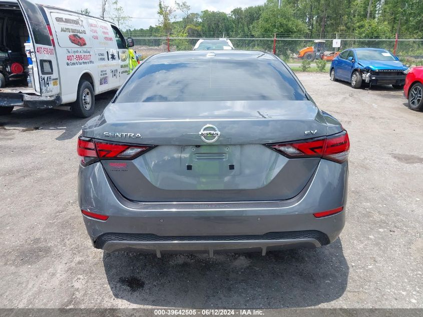 2022 Nissan Sentra Sv Xtronic Cvt VIN: 3N1AB8CV8NY289522 Lot: 39642505