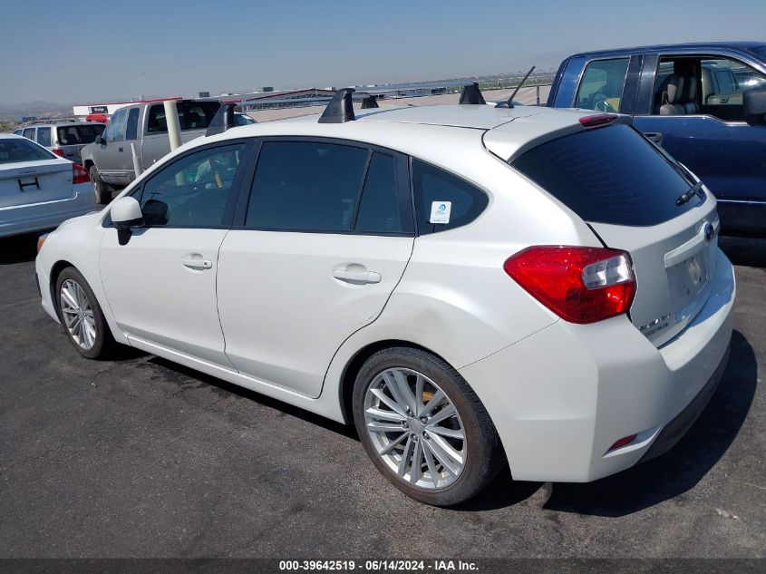 2013 Subaru Impreza 2.0I Premium VIN: JF1GPAD62DH852359 Lot: 39642519