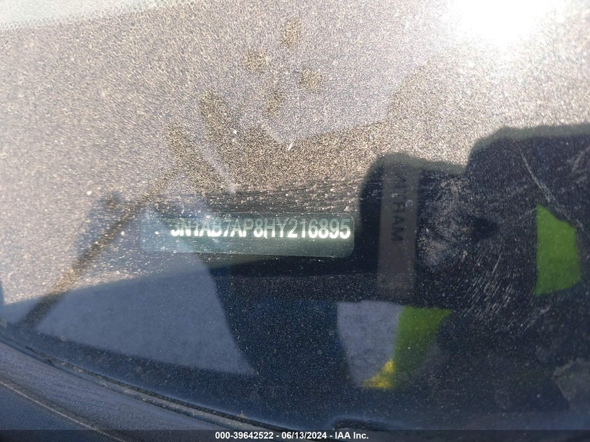 2017 Nissan Sentra S VIN: 3N1AB7AP8HY216895 Lot: 39642522