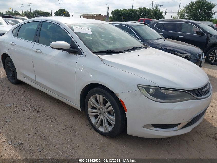 2015 Chrysler 200 Limited VIN: 1C3CCCAB0FN538980 Lot: 39642532