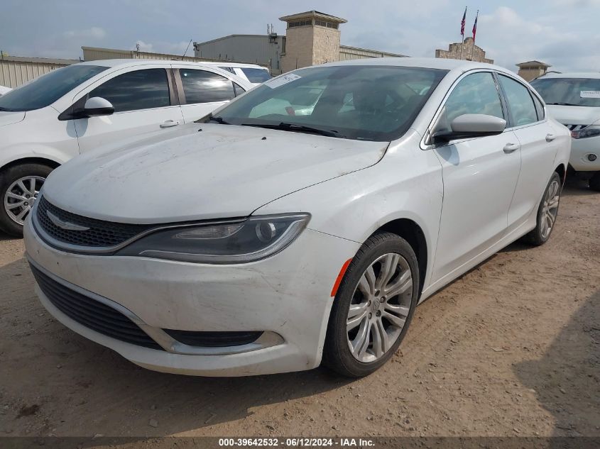 2015 Chrysler 200 Limited VIN: 1C3CCCAB0FN538980 Lot: 39642532