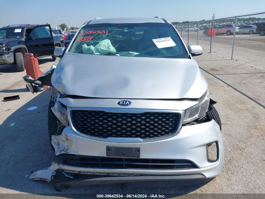 2015 Kia Sedona Ex VIN: KNDMC5C19F6047415 Lot: 39642534