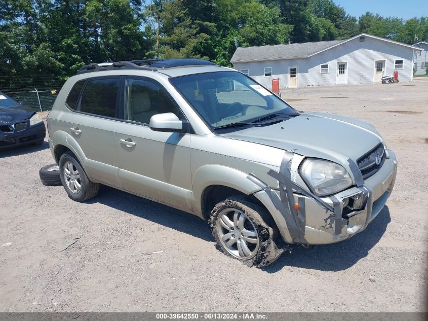 2007 Hyundai Tucson Limited/Se VIN: KM8JN12D87U486261 Lot: 39642550