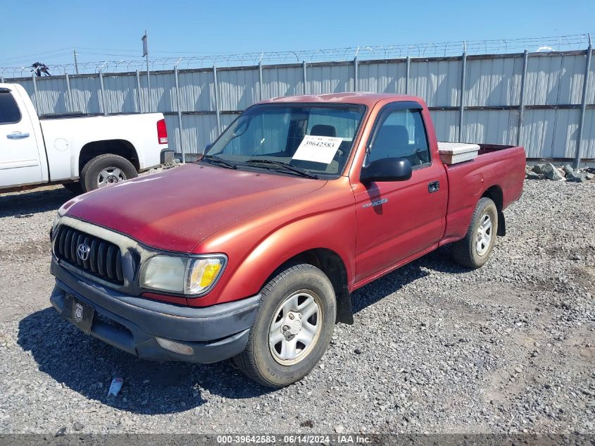 2002 Toyota Tacoma VIN: 5TENL42NX2Z056477 Lot: 39642583