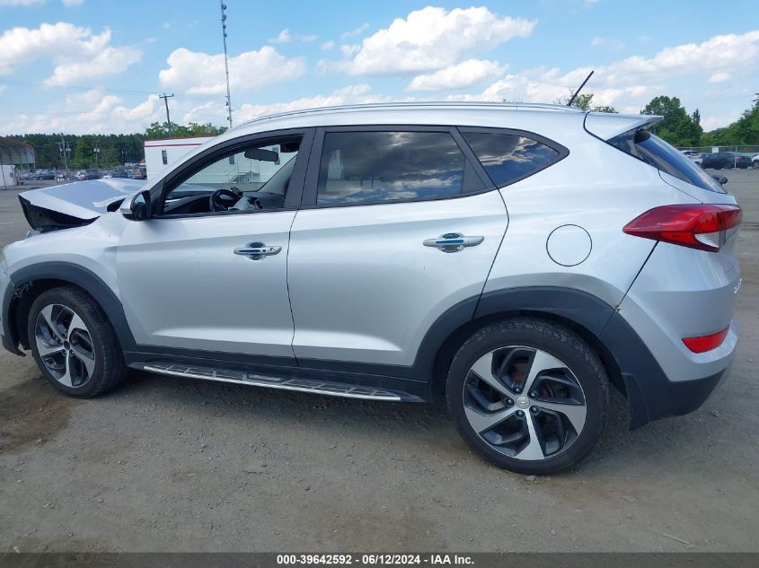 2017 Hyundai Tucson Sport VIN: KM8J3CA22HU582633 Lot: 39642592