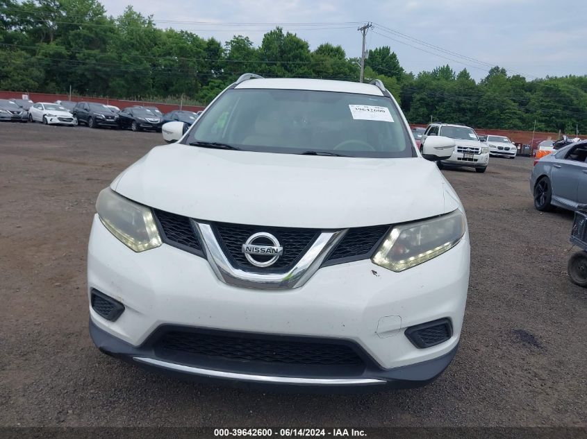 2015 Nissan Rogue S/Sl/Sv VIN: 5N1AT2MT5FT884614 Lot: 39642600