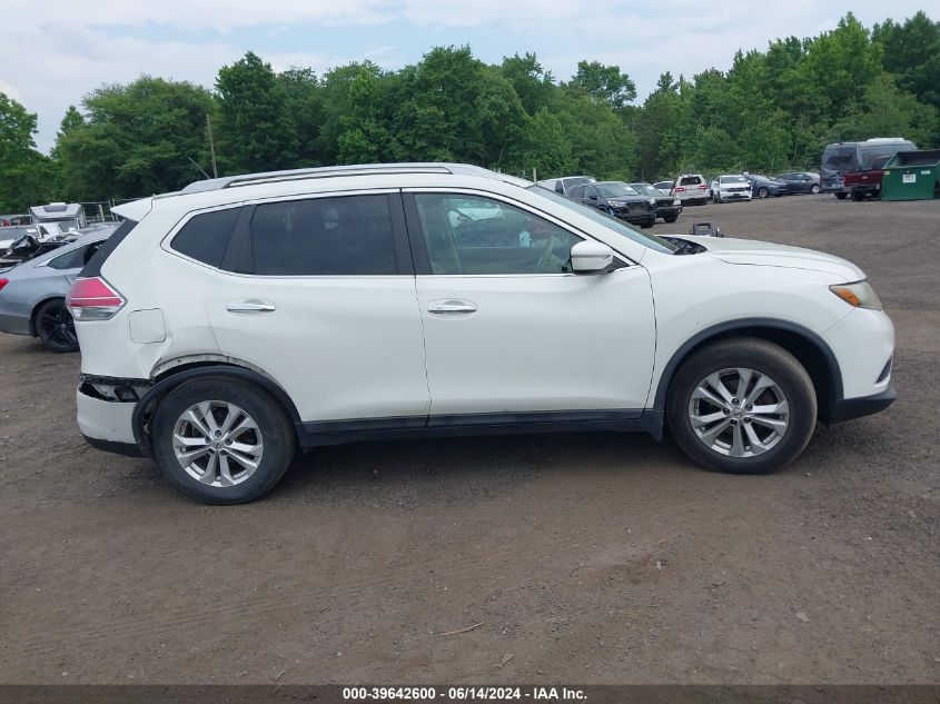 2015 Nissan Rogue S/Sl/Sv VIN: 5N1AT2MT5FT884614 Lot: 39642600