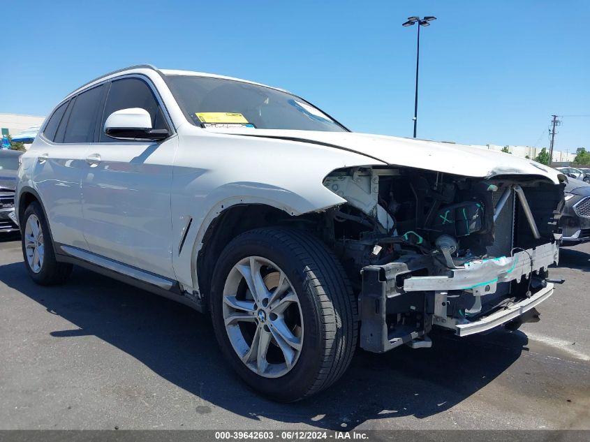 2019 BMW X3 Sdrive30I VIN: 5UXTR7C52KLF27320 Lot: 39642603