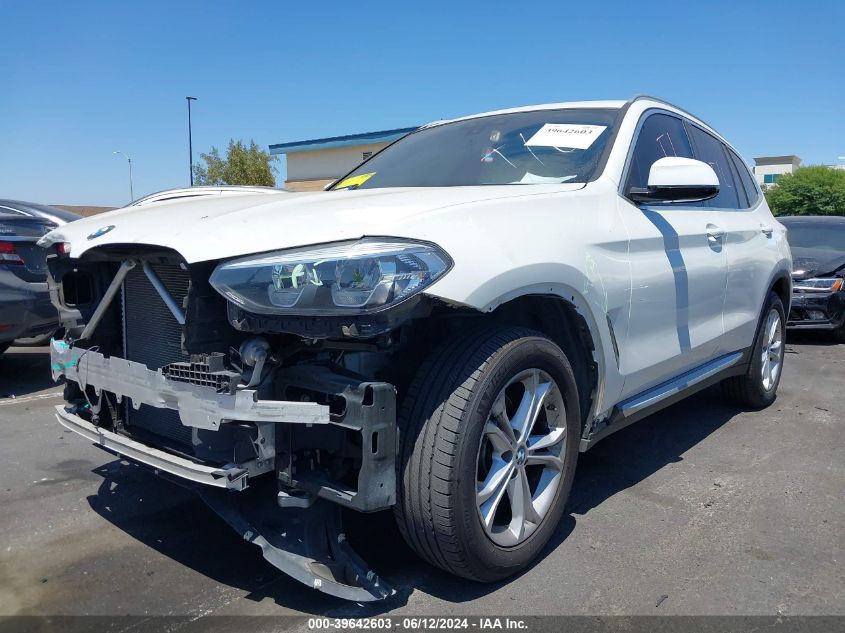 2019 BMW X3 Sdrive30I VIN: 5UXTR7C52KLF27320 Lot: 39642603