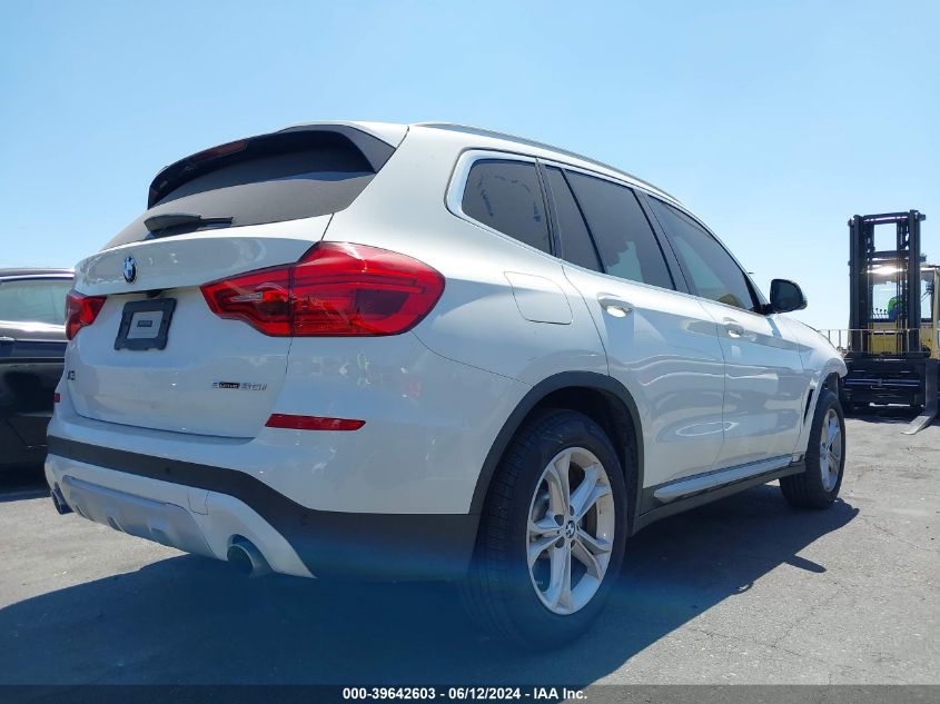 2019 BMW X3 Sdrive30I VIN: 5UXTR7C52KLF27320 Lot: 39642603