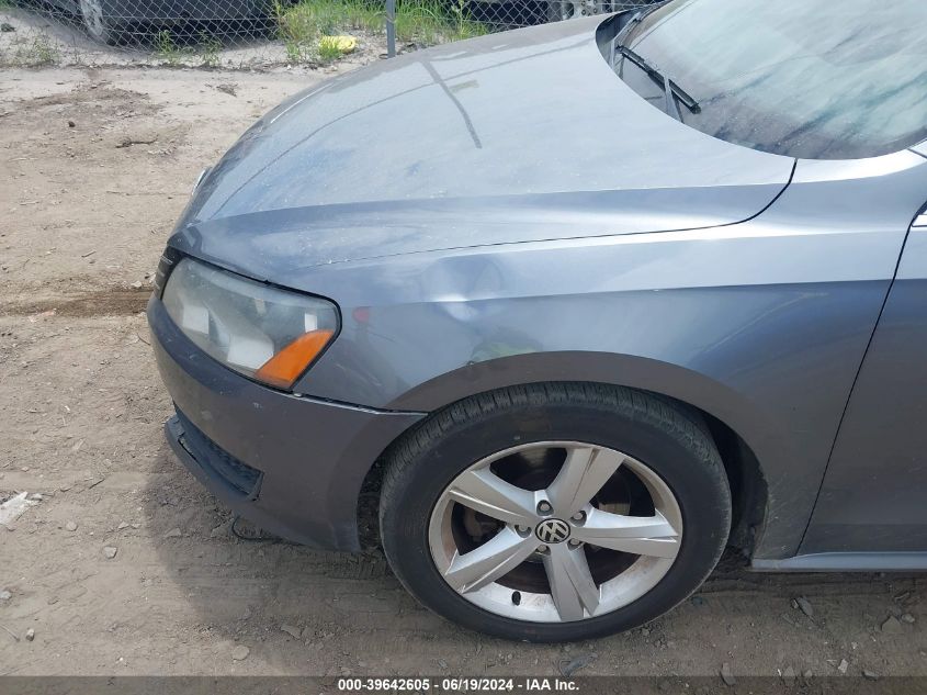 2013 Volkswagen Passat 2.5L Se VIN: 1VWBP7A35DC012460 Lot: 39642605