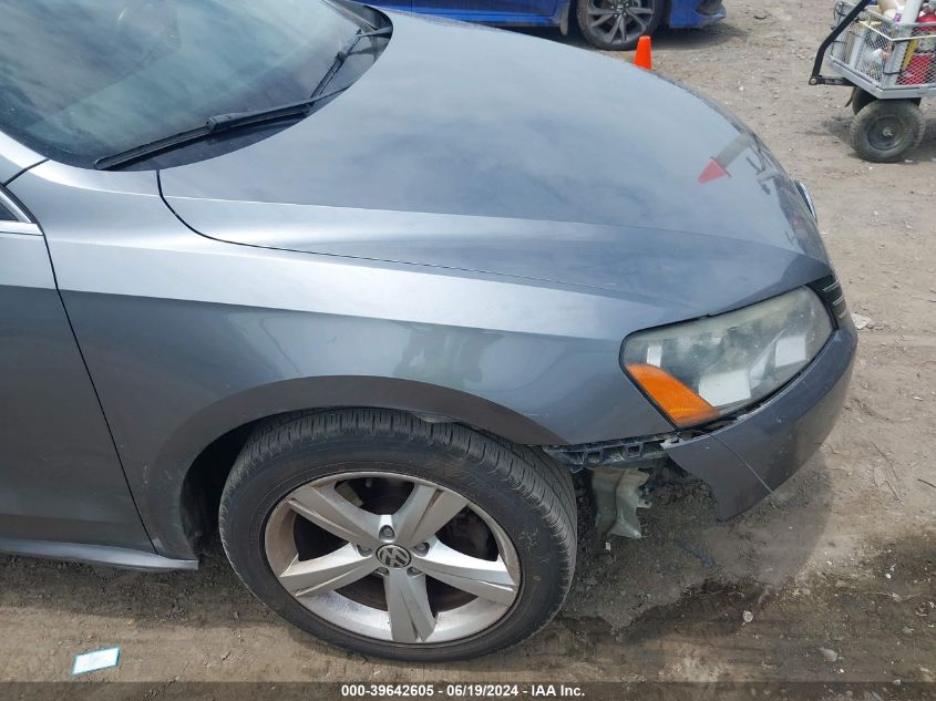 2013 Volkswagen Passat 2.5L Se VIN: 1VWBP7A35DC012460 Lot: 39642605