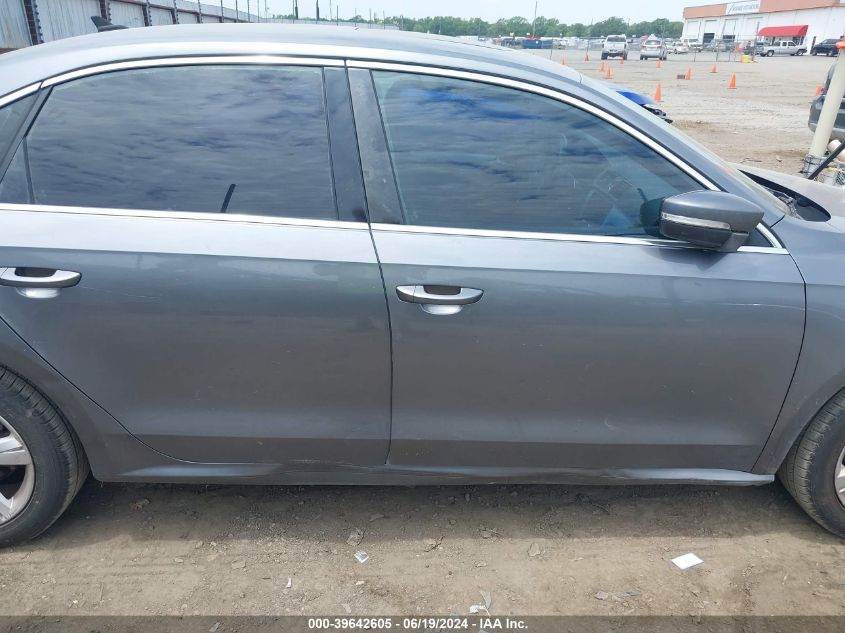 2013 Volkswagen Passat 2.5L Se VIN: 1VWBP7A35DC012460 Lot: 39642605