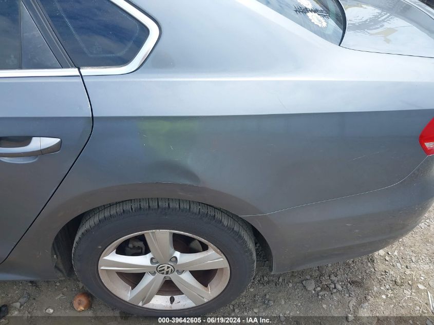 2013 Volkswagen Passat 2.5L Se VIN: 1VWBP7A35DC012460 Lot: 39642605