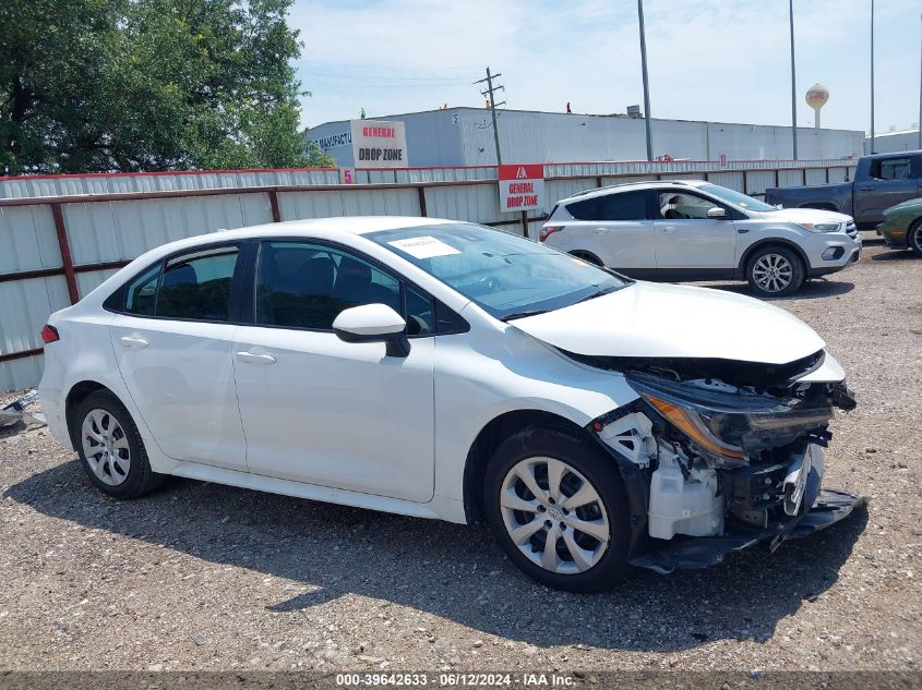 2022 Toyota Corolla Le VIN: 5YFEPMAE8NP344661 Lot: 39642633