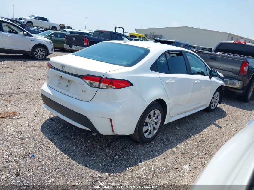 2022 Toyota Corolla Le VIN: 5YFEPMAE8NP344661 Lot: 39642633