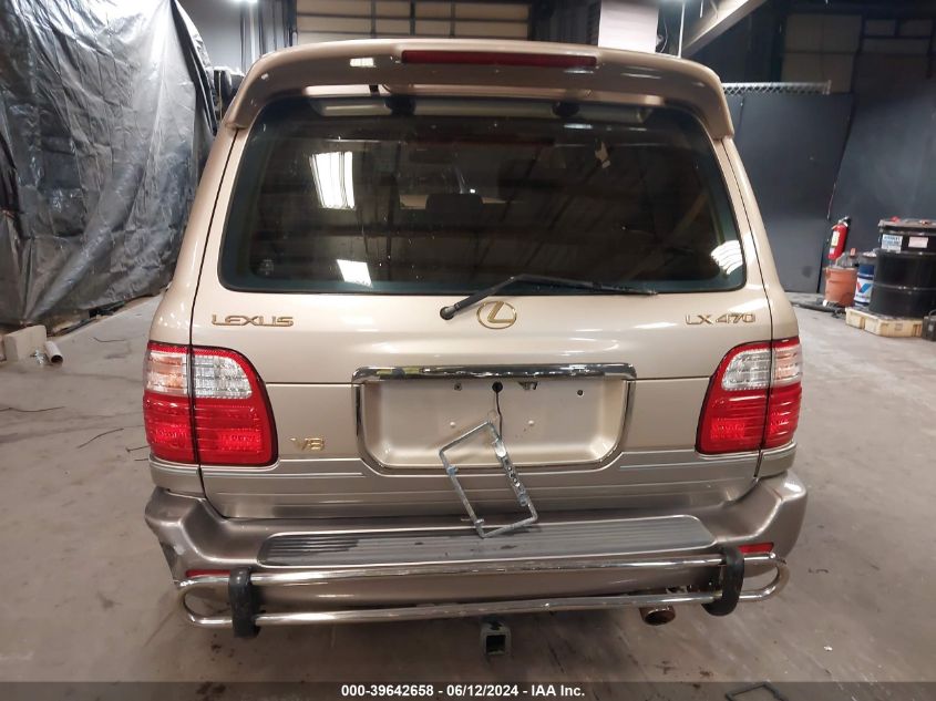 2000 Lexus Lx 470 VIN: JT6HT00W8Y0103958 Lot: 39642658
