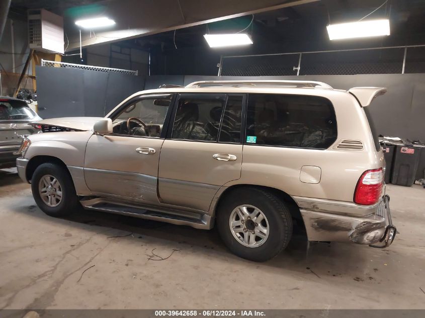 2000 Lexus Lx 470 VIN: JT6HT00W8Y0103958 Lot: 39642658