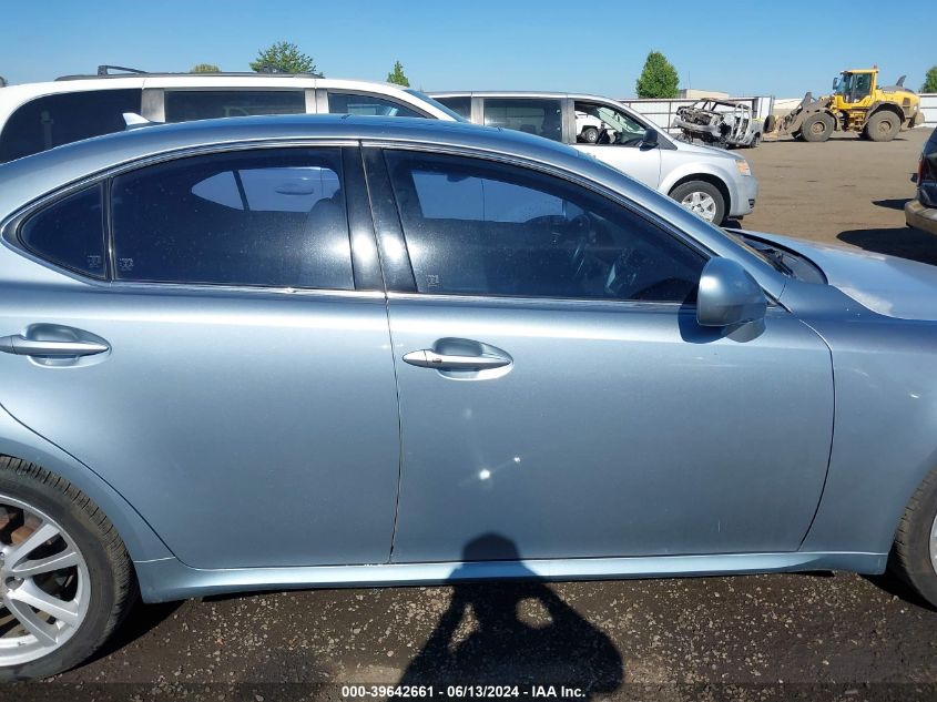2007 Lexus Is 250 VIN: JTHBK262972046138 Lot: 39642661
