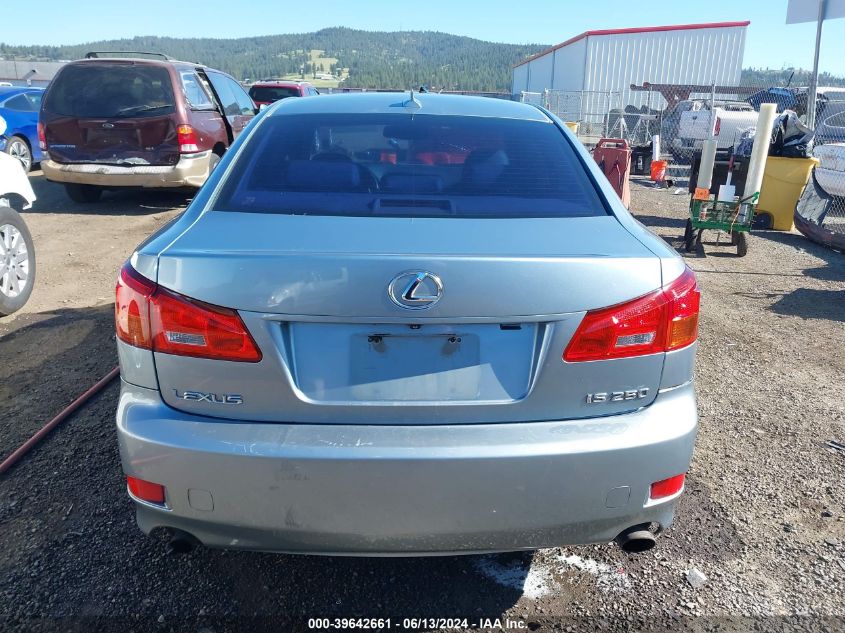 2007 Lexus Is 250 VIN: JTHBK262972046138 Lot: 39642661