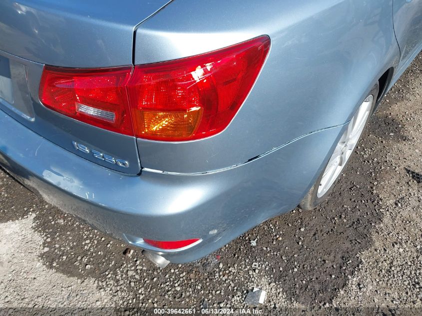 2007 Lexus Is 250 VIN: JTHBK262972046138 Lot: 39642661