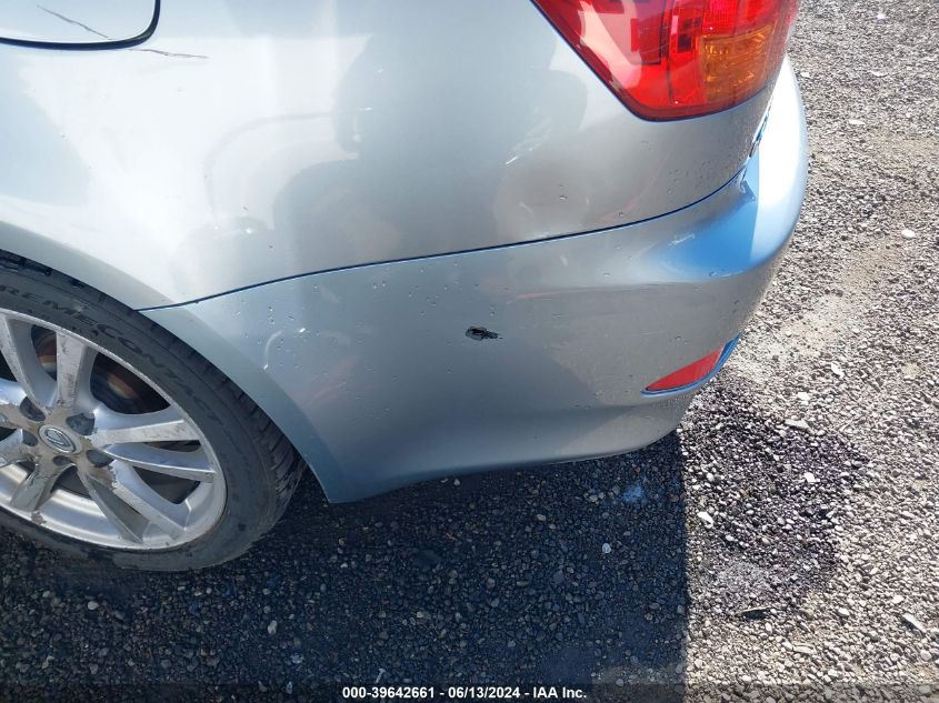 2007 Lexus Is 250 VIN: JTHBK262972046138 Lot: 39642661