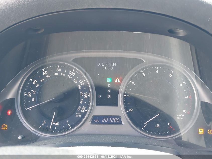 2007 Lexus Is 250 VIN: JTHBK262972046138 Lot: 39642661