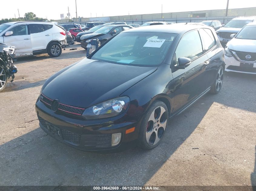 2010 Volkswagen Gti 2-Door VIN: WVWFV7AJ0AW397414 Lot: 39642669