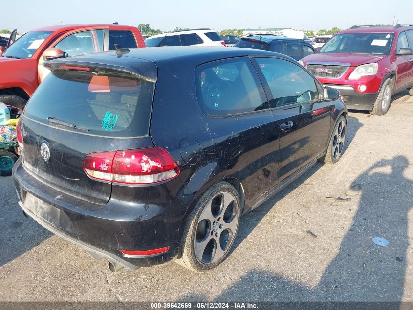 2010 Volkswagen Gti 2-Door VIN: WVWFV7AJ0AW397414 Lot: 39642669