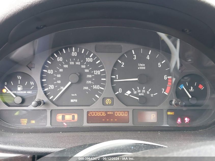 2003 BMW 325I VIN: WBAAZ33493PH33668 Lot: 39642672