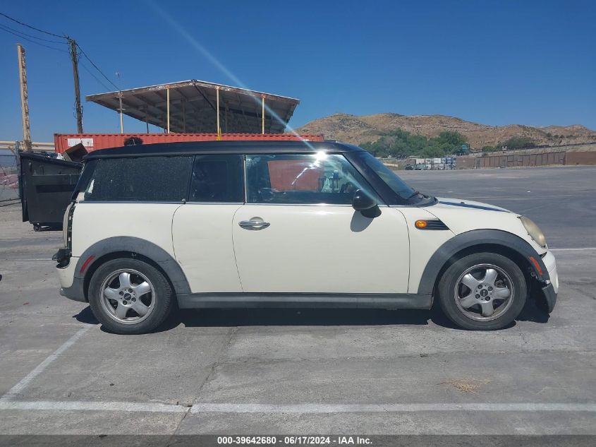 2009 Mini Cooper Clubman VIN: WMWML33589TX33181 Lot: 39642680