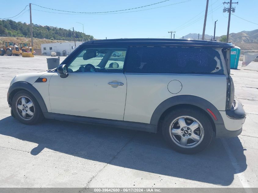 2009 Mini Cooper Clubman VIN: WMWML33589TX33181 Lot: 39642680
