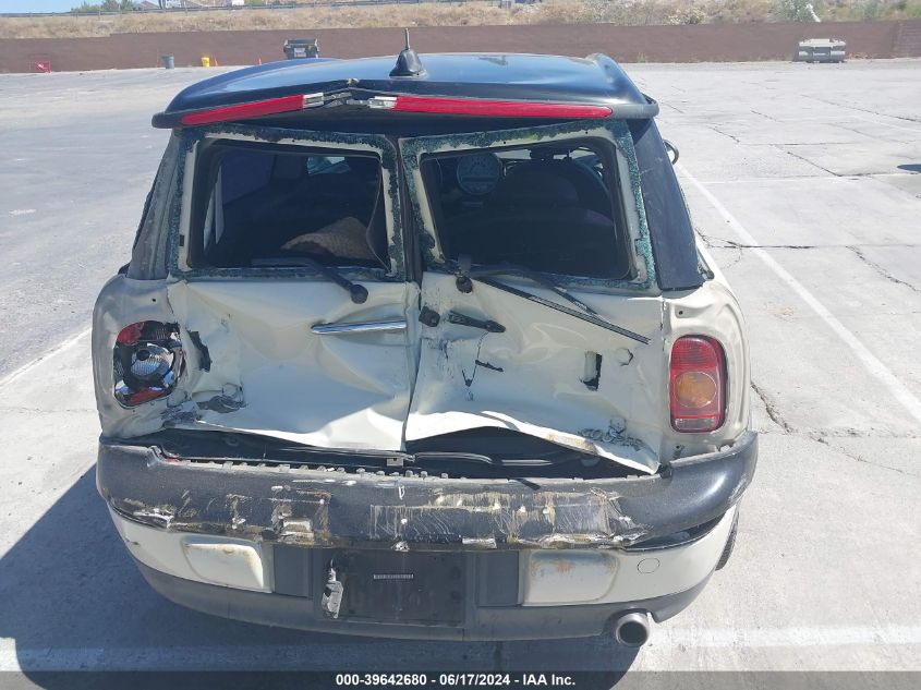 2009 Mini Cooper Clubman VIN: WMWML33589TX33181 Lot: 39642680