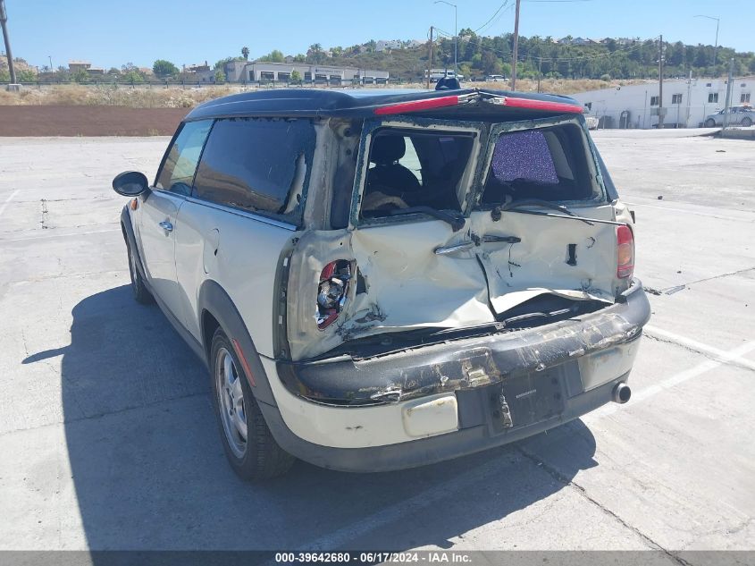 2009 Mini Cooper Clubman VIN: WMWML33589TX33181 Lot: 39642680