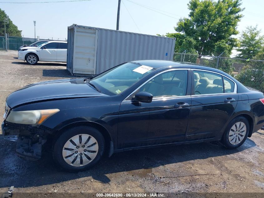 2009 Honda Accord 2.4 Lx VIN: 1HGCP26379A193049 Lot: 39642690