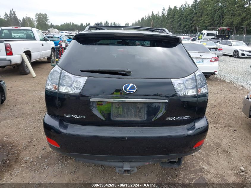 2008 Lexus Rx 400H VIN: JTJHW31U882861329 Lot: 39642695