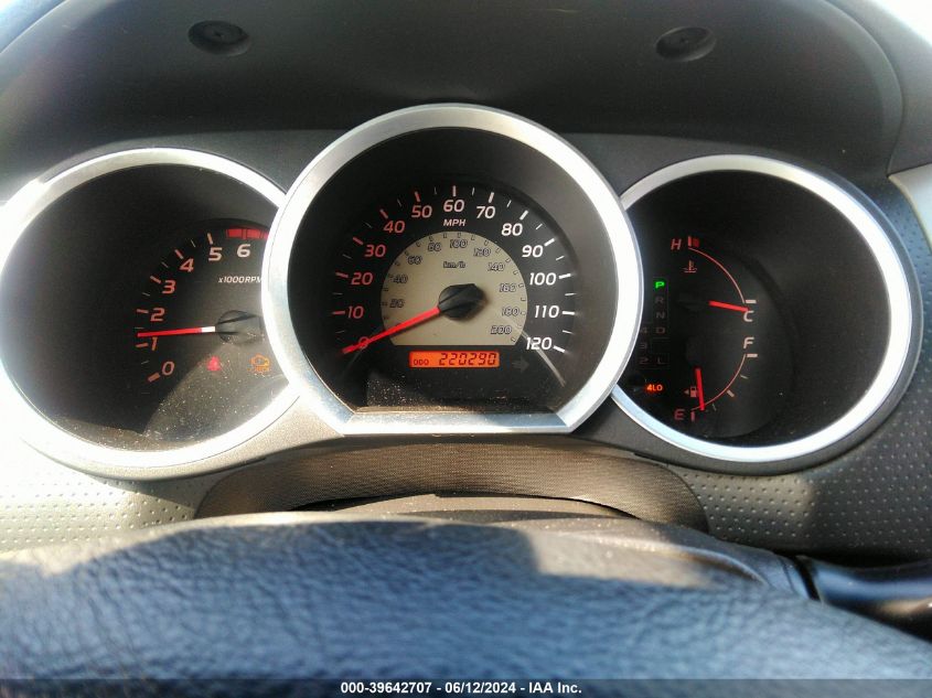 2005 Toyota Tacoma Base V6 VIN: 5TEMU52N65Z076910 Lot: 39642707