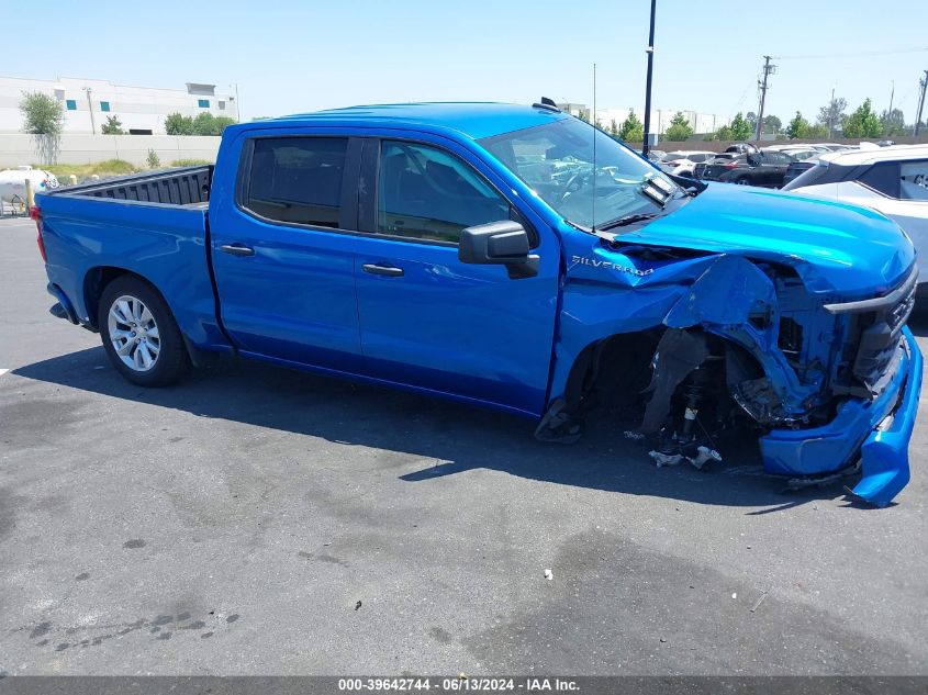 2022 Chevrolet Silverado 1500 2Wd Short Bed Custom VIN: 1GCPABEK4NZ637462 Lot: 39642744