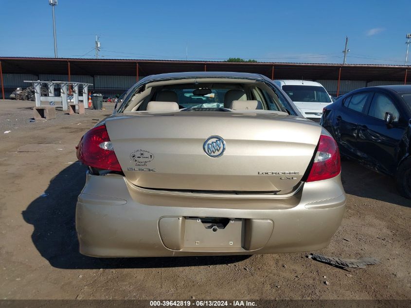 2005 Buick Lacrosse Cxl VIN: 2G4WD532851238680 Lot: 39642819