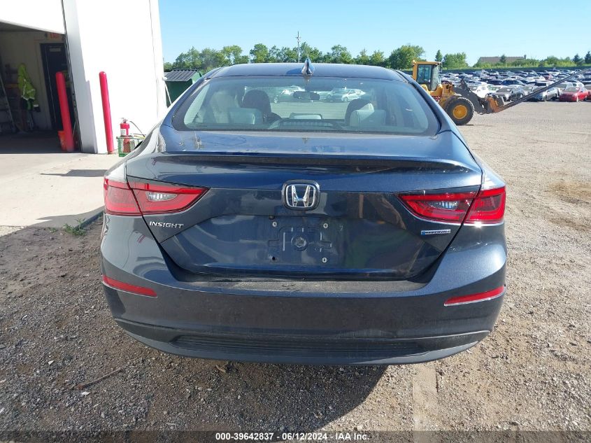 2020 Honda Insight Ex VIN: 19XZE4F52LE005084 Lot: 39642837