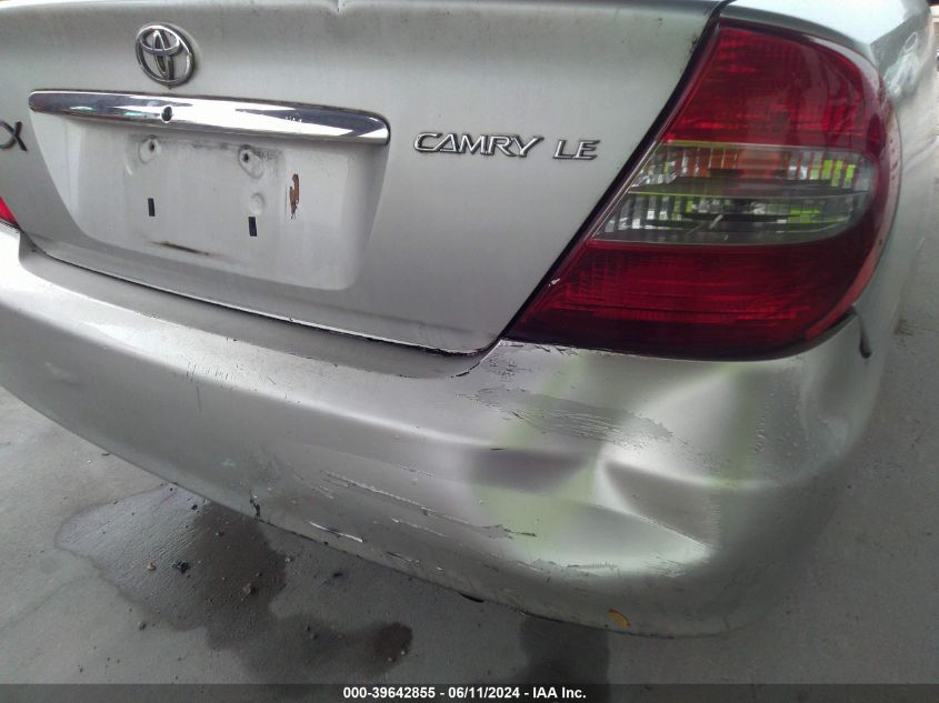 2004 Toyota Camry Le VIN: 4T1BE32K04U342763 Lot: 39642855