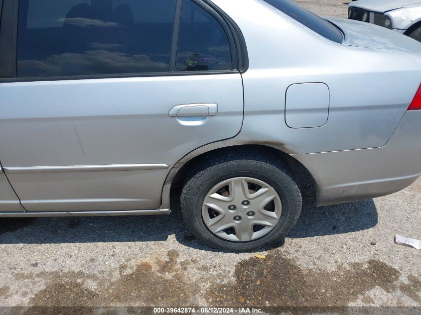 2003 Honda Civic Lx VIN: 2HGES16593H555362 Lot: 39642874