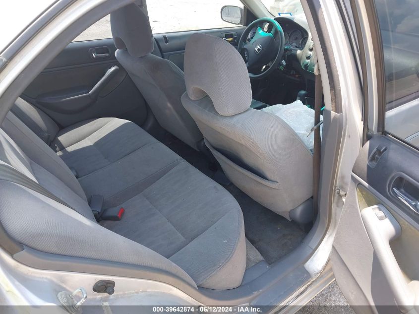 2003 Honda Civic Lx VIN: 2HGES16593H555362 Lot: 39642874