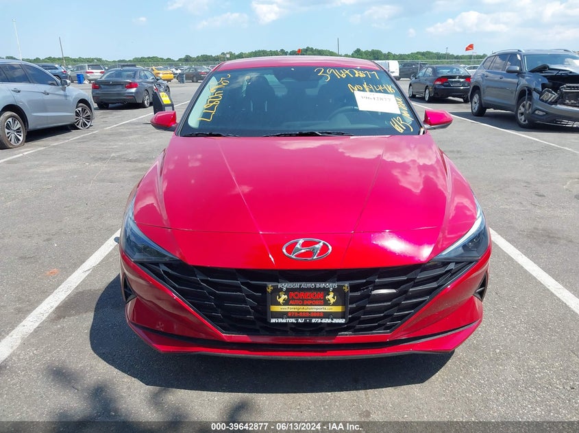 VIN 5NPLL4AG0MH050378 2021 HYUNDAI ELANTRA SE