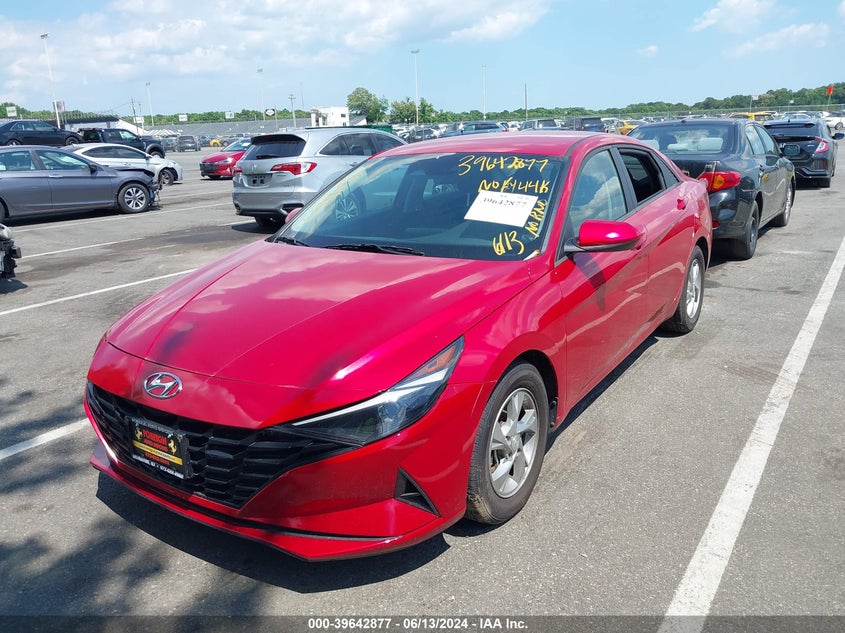 VIN 5NPLL4AG0MH050378 2021 HYUNDAI ELANTRA SE
